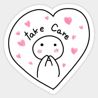 Take care Sticker